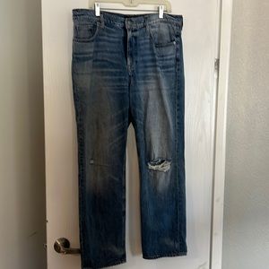Lucky Brand High Waist Distressed Jeans